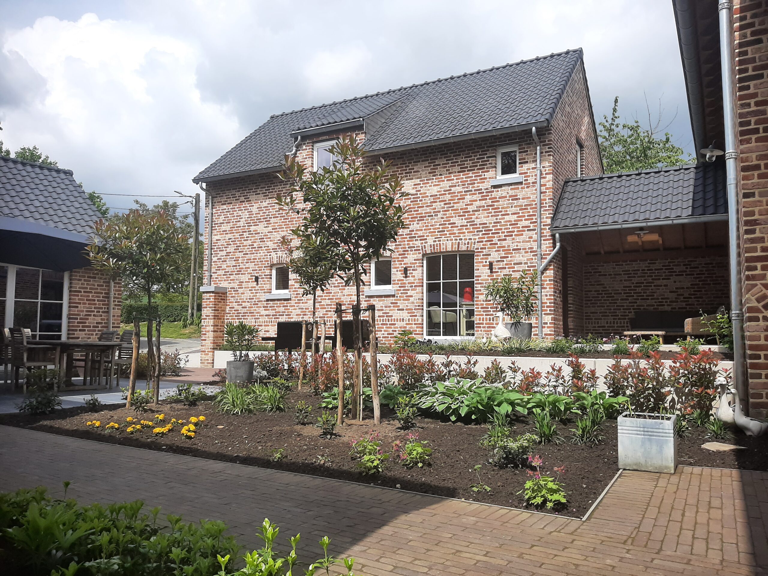 t Hooghuis van de vakantiehoeve van het Hof van Sassenbroek in Tongeren-Borgloon