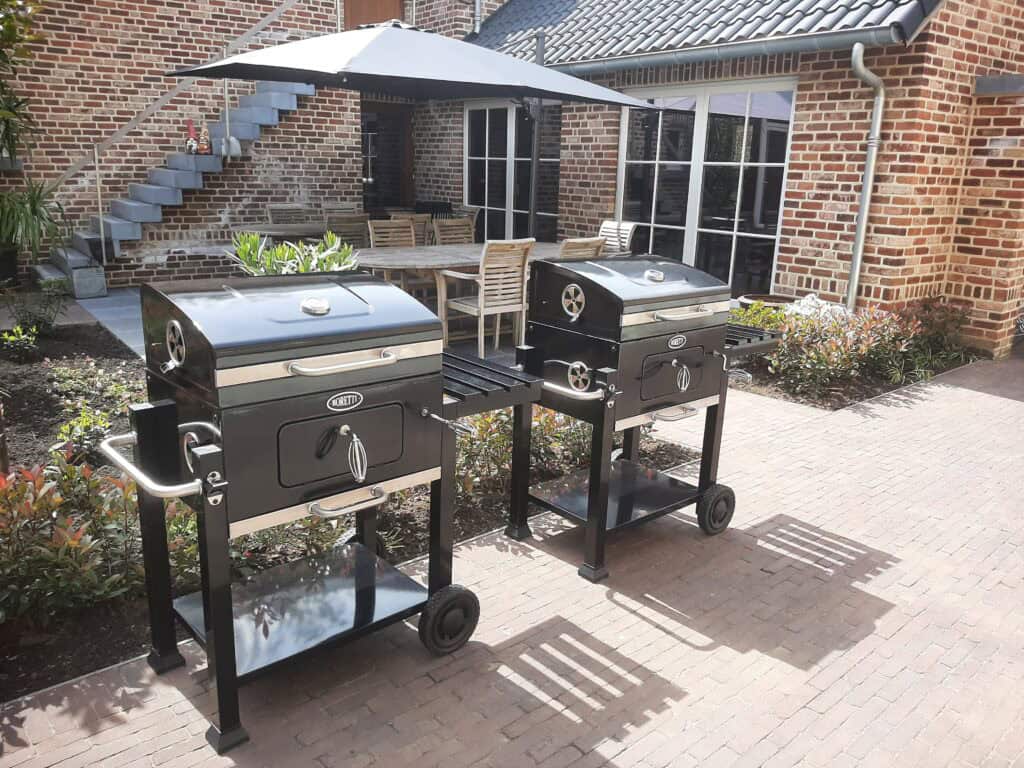 Barbecue op het terras