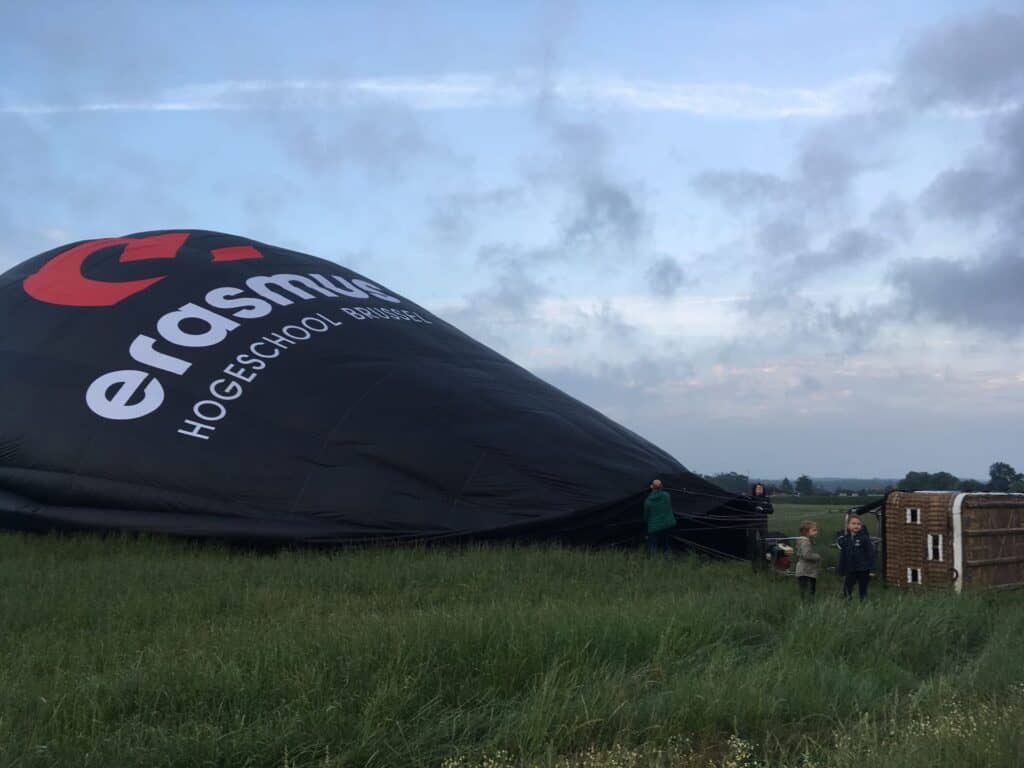 Ballonvaart boven Haspengouw