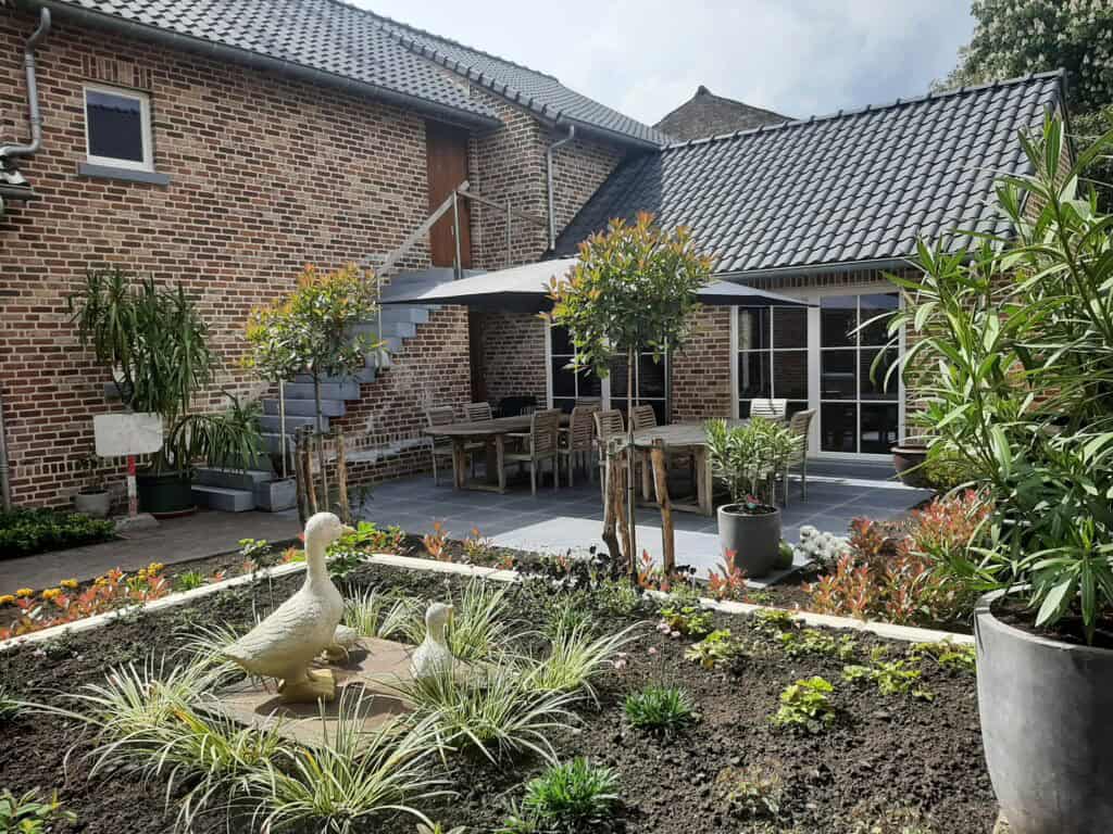 Terras aan de binnenkoer