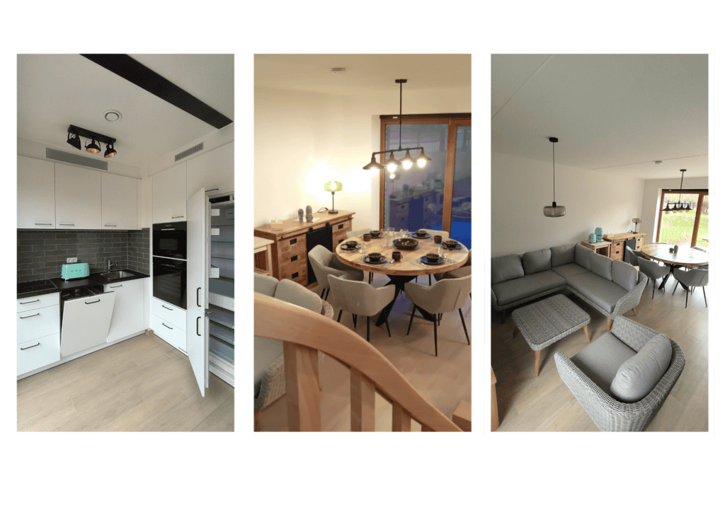 Eetkamer en leefruimte van 't Wagenhuis
