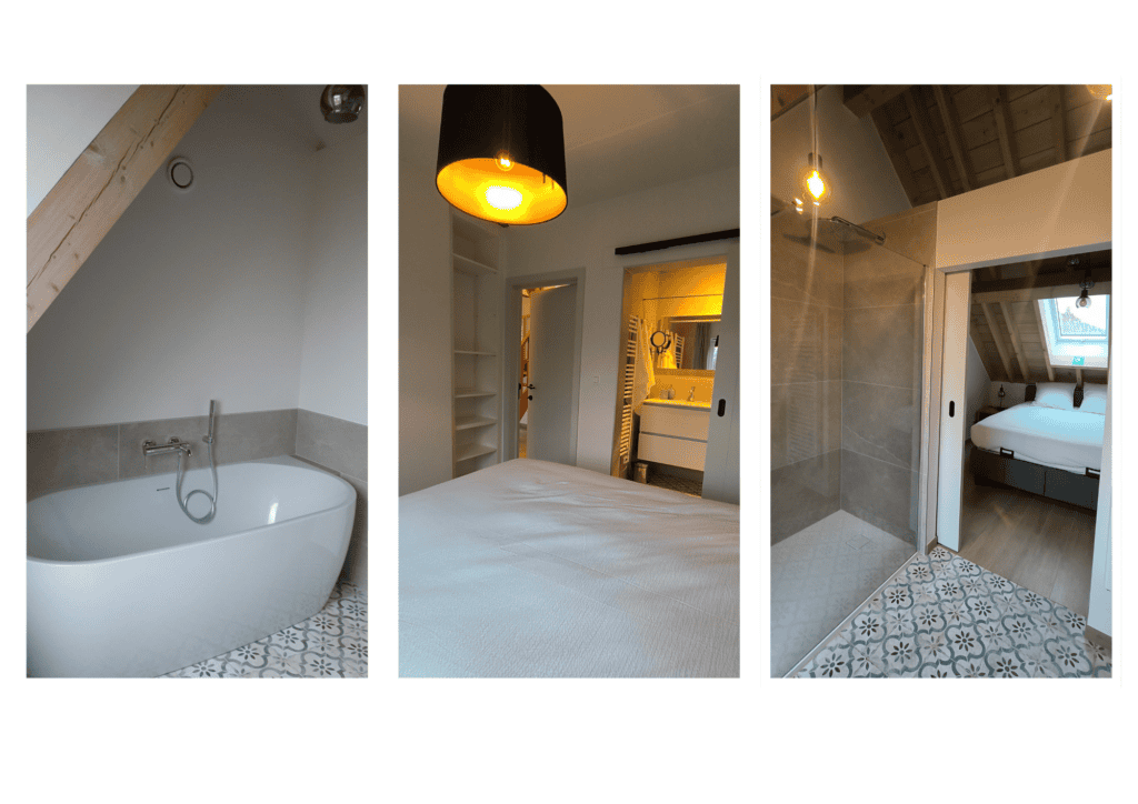 Slaapkamers en badkamers van 't Brouwhuis
