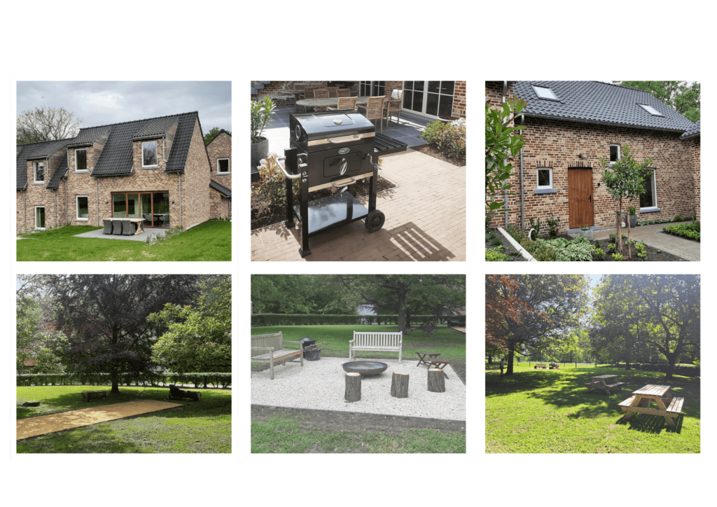 Terras, tuin en speelruimte van 't Wagenhuis